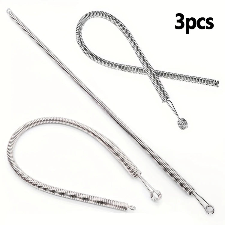 Bendable Spring Drawstring Threader Clip Pants Hoodies Elastic Band Lace Cord Flexible Drawstring Thread DIY Sewing Accessories
