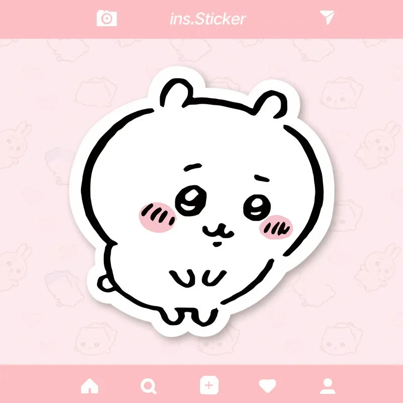 Cute Cartoon jiyi Usagi Hachiware Special-Shaped Leather Mouse Pad Game Rubber Pad Desk Mat Office Supplies Children Gift