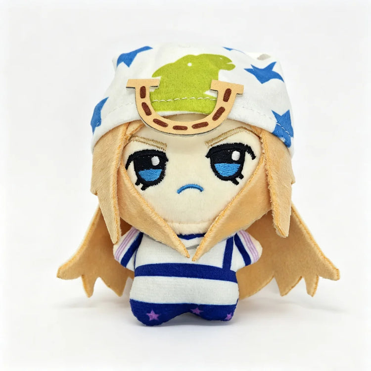 Anime JOJO Steel Ball Run Cosplay Johnny Joestar Gyro Zeppeli Doll Plush Stuffed Cotton Dolls Room Decoraton Christmas Prop