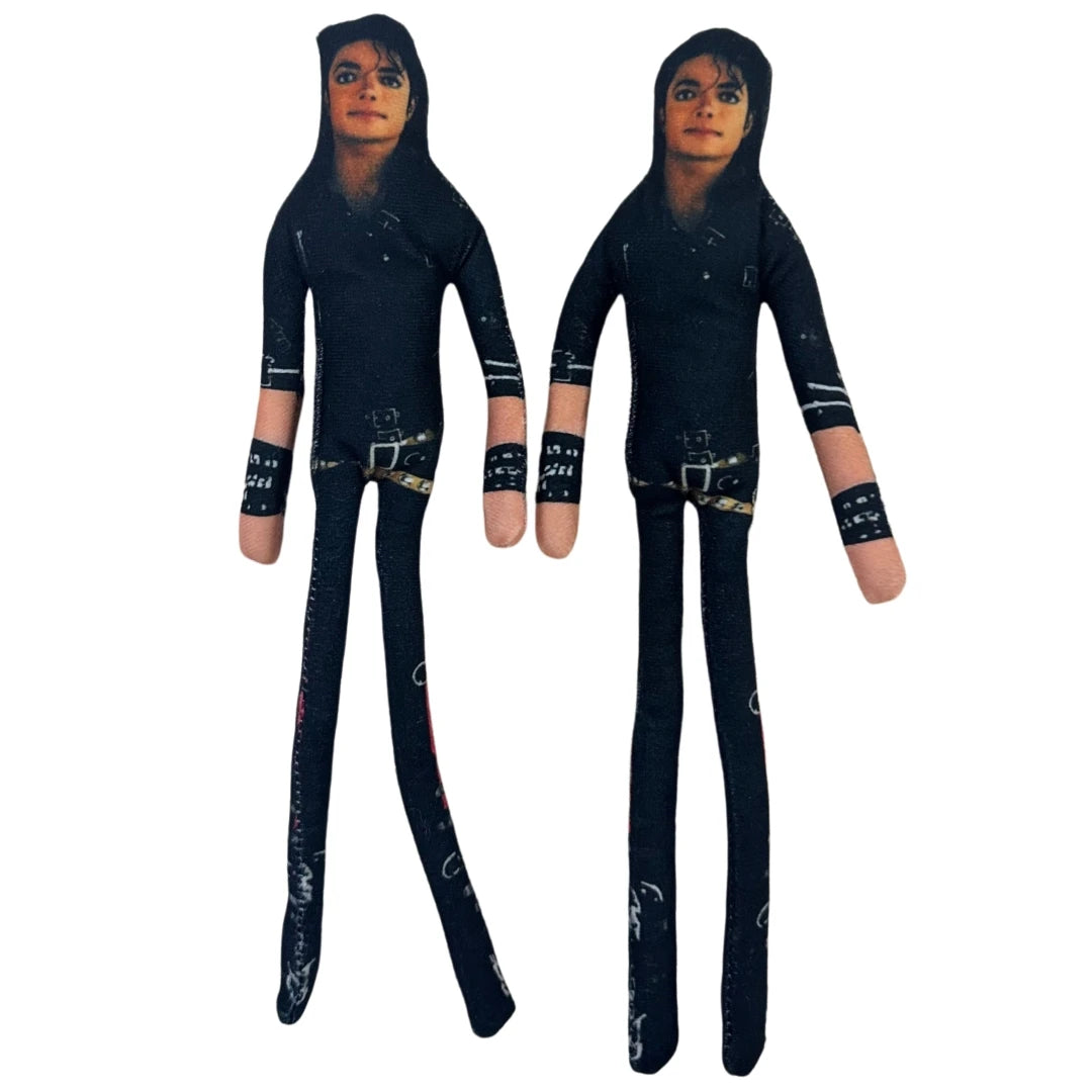 1-6pcs Style  Michael Jackson Cosplay Prop Doll Plush Stuffed Figure Dolls Room Decoration Abstract Joint Mobility Props Gift