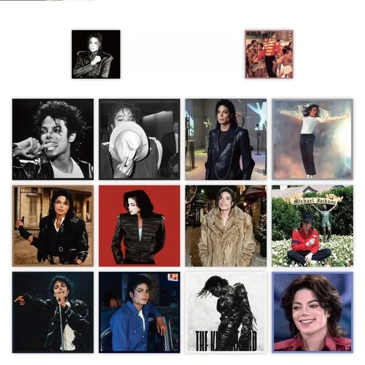 500PCS New Music Idol Michael Jackson Series Graffiti Sticker Pop Rock Singer Printing Luggage Notebook Sticke Fans Gift