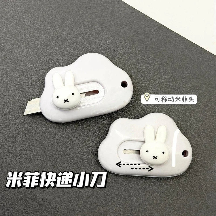 Miffy rabbit art knife creative personality ins cartoon cute portable student handmade paper-cut open express box opener knife