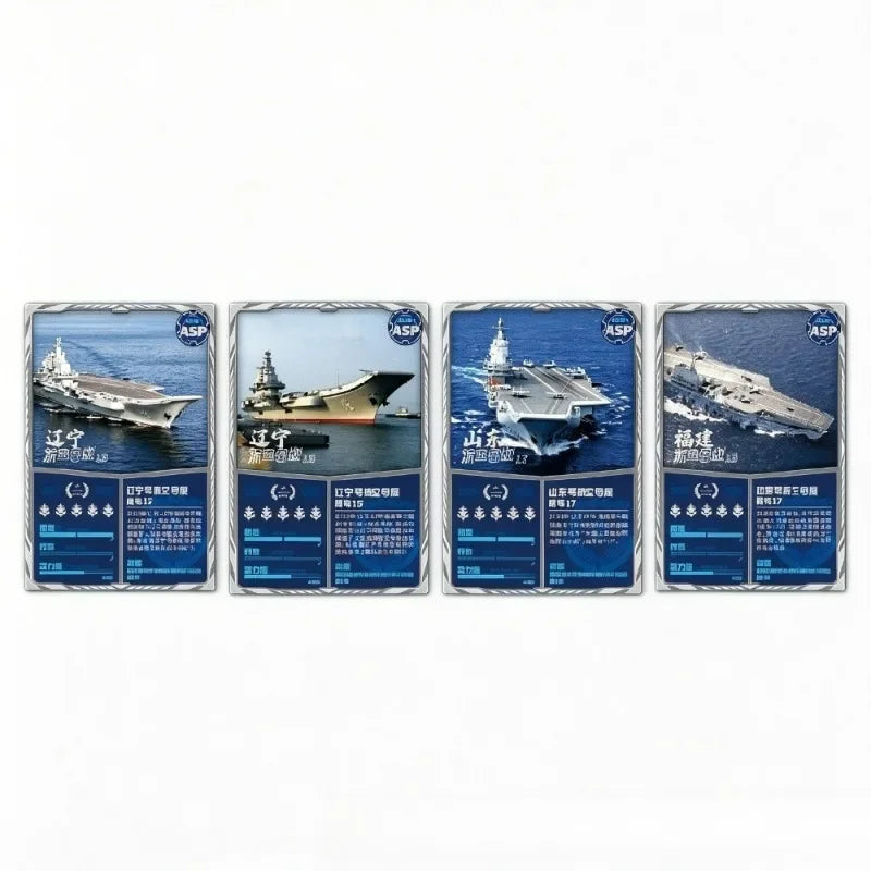 CSSC Navy Warship Trading Cards Blind Bag Collection Aircraft Carrier Destroyer Battle Game Collectible Surprise Gift For Fan