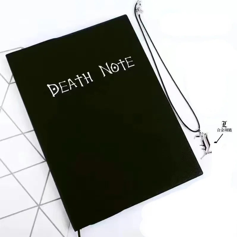 Death Note Anime Notebook, Light Yagami Character Prop Book, Collector's Item for Fans, Manga Replica Diary