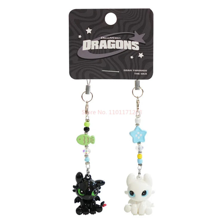 Authentic Dragon Taming Master Flying Toothless Boy Keychain New Bag Pendant Small Accessories Car Keychain Decorative Gift