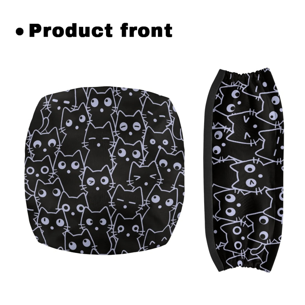 Coloranimal Cat Music Pattern 2 Pieces Set Walker Seat Cushion for Seniors Rollator Seat Back Cover 2026 Collection