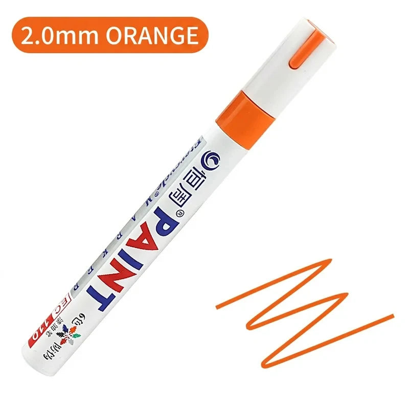 Permanent Paint Pen Quick-Drying Marker Multi-Surface Paint Pens For Shoe Repair Color Handmade Stationery Pen Supplies