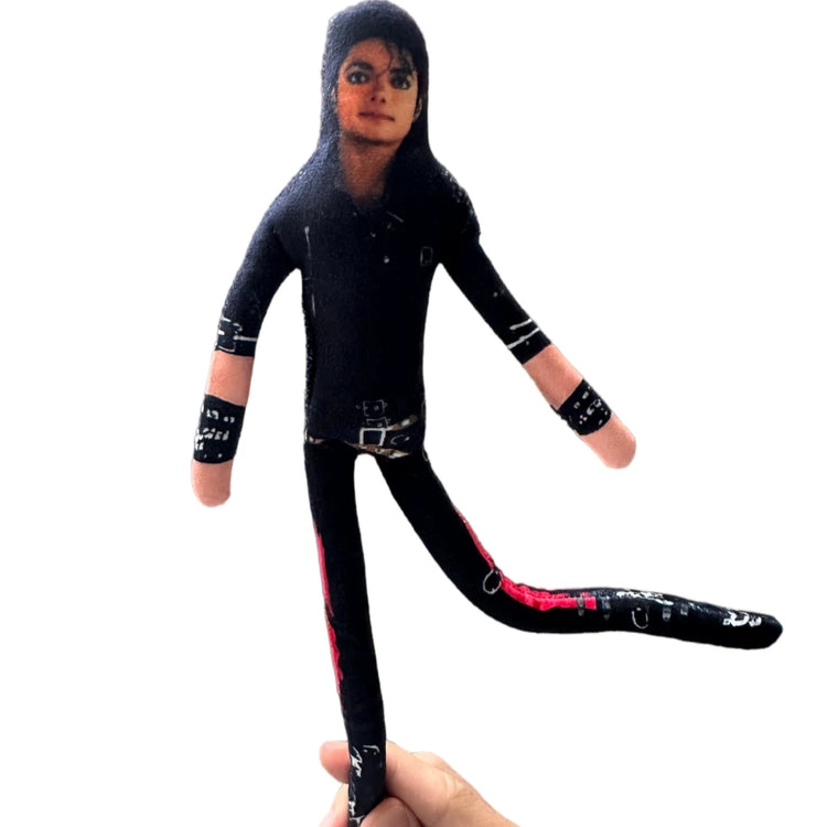 1-6pcs Style  Michael Jackson Cosplay Prop Doll Plush Stuffed Figure Dolls Room Decoration Abstract Joint Mobility Props Gift