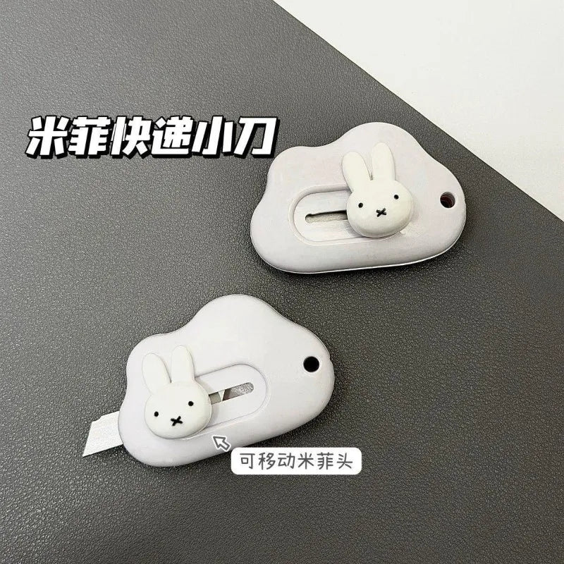 Miffy rabbit art knife creative personality ins cartoon cute portable student handmade paper-cut open express box opener knife