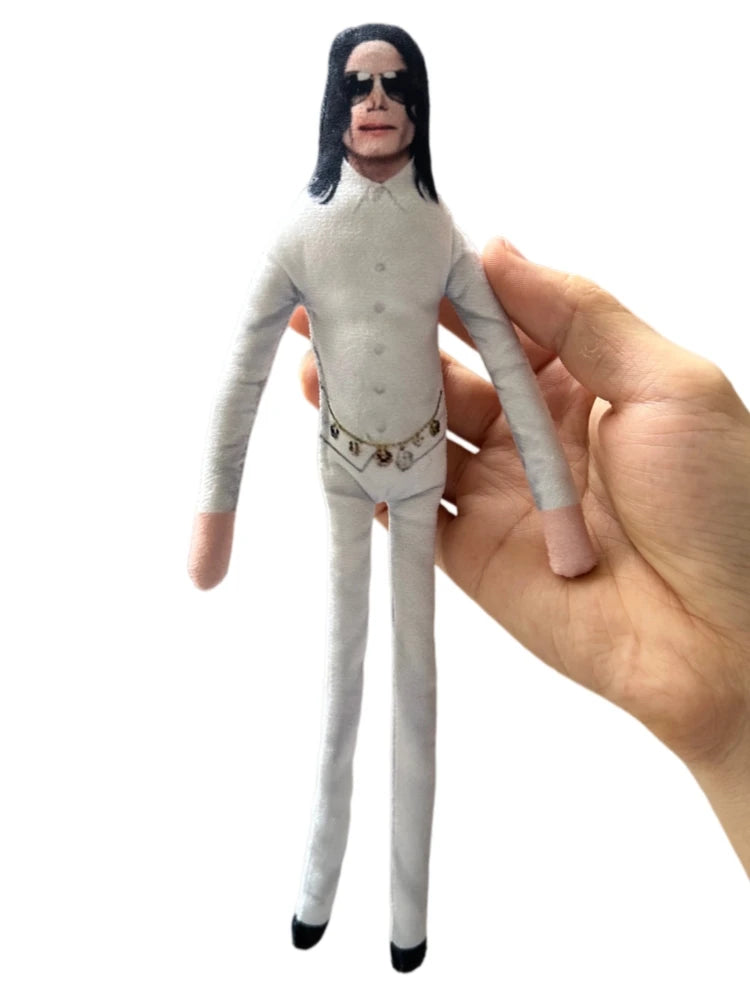 1-6pcs Style  Michael Jackson Cosplay Prop Doll Plush Stuffed Figure Dolls Room Decoration Abstract Joint Mobility Props Gift