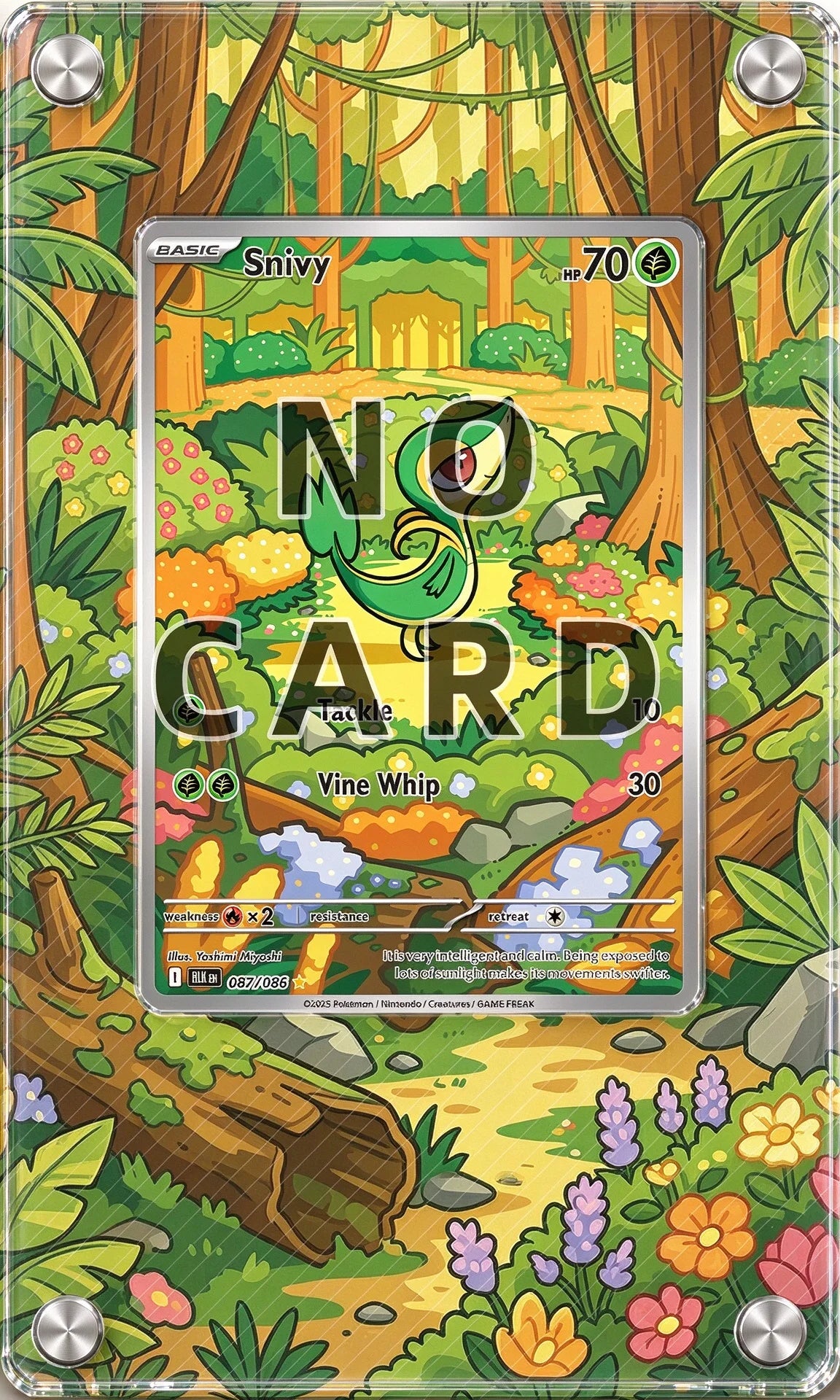 High-definition Acrylic Card Brick TCG Collection Protective Storage Rack Anime Display Frame Desk Decoration Cards Not Included