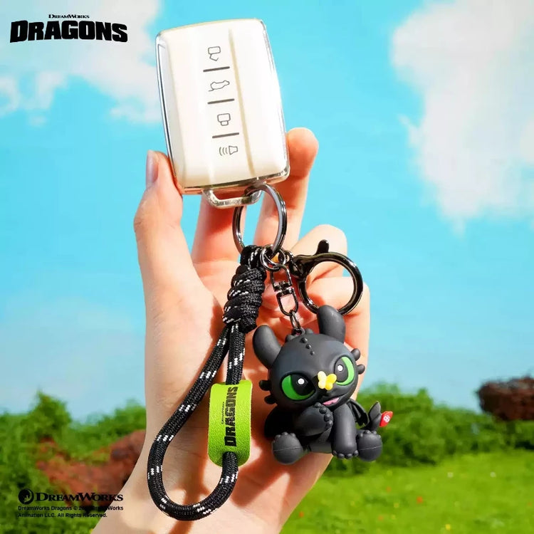 Authentic Dragon Taming Master Flying Toothless Boy Keychain New Bag Pendant Small Accessories Car Keychain