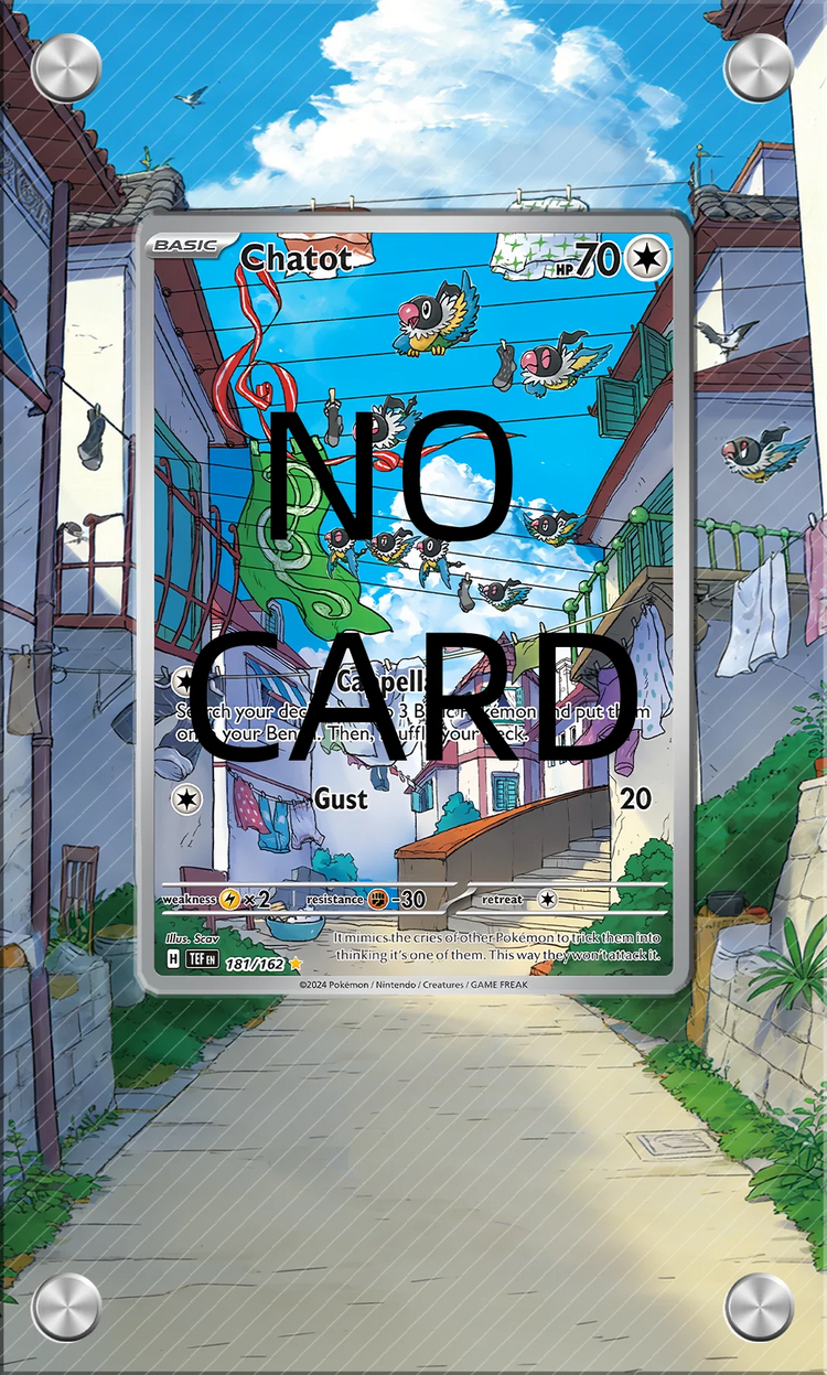 High-definition Transparent PTCG Anime Card Acrylic Screw Frame Collectible Display Protection Box Card Not Included