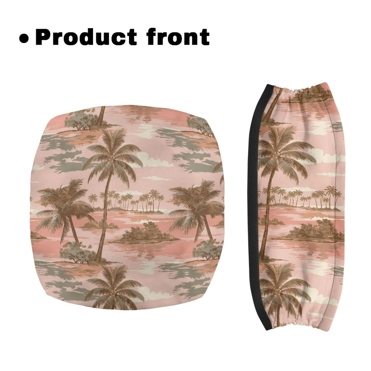 Coloranimal Palm Tree Set of 2 Walker Seat Cover for Seniors Adult Walker Seat Cushion Cover New Design