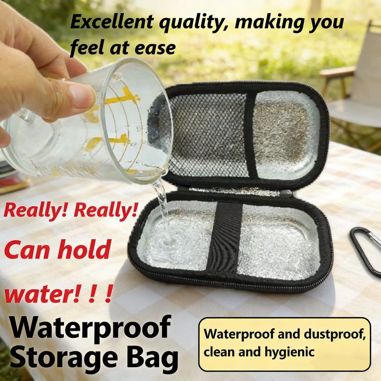 1pc Asthma Inhaler Travel Case ，Portable Nebulizer Case/bag , Includes Inhaler Holder Case Only, Black