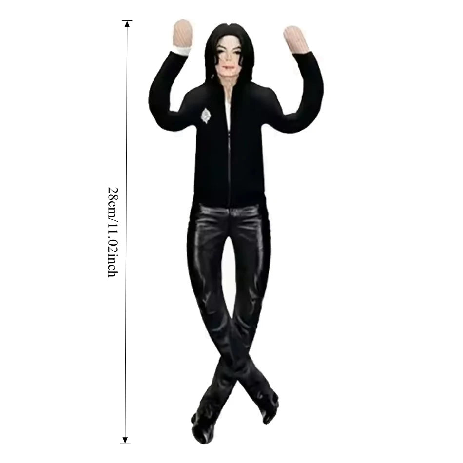 Hot Sale Michael Jackson Cosplay Prop Doll Plush Stuffed Figure Dolls Room Decoration Abstract Joint Mobility Props Gift