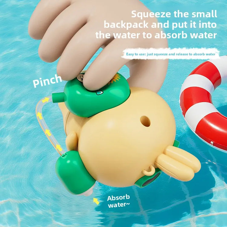 jiyi Water Gun Toy Keychain Cute Usagi Hachiware Summer Themed Pendant Kawaii Collectible Accessory for Fans Teens