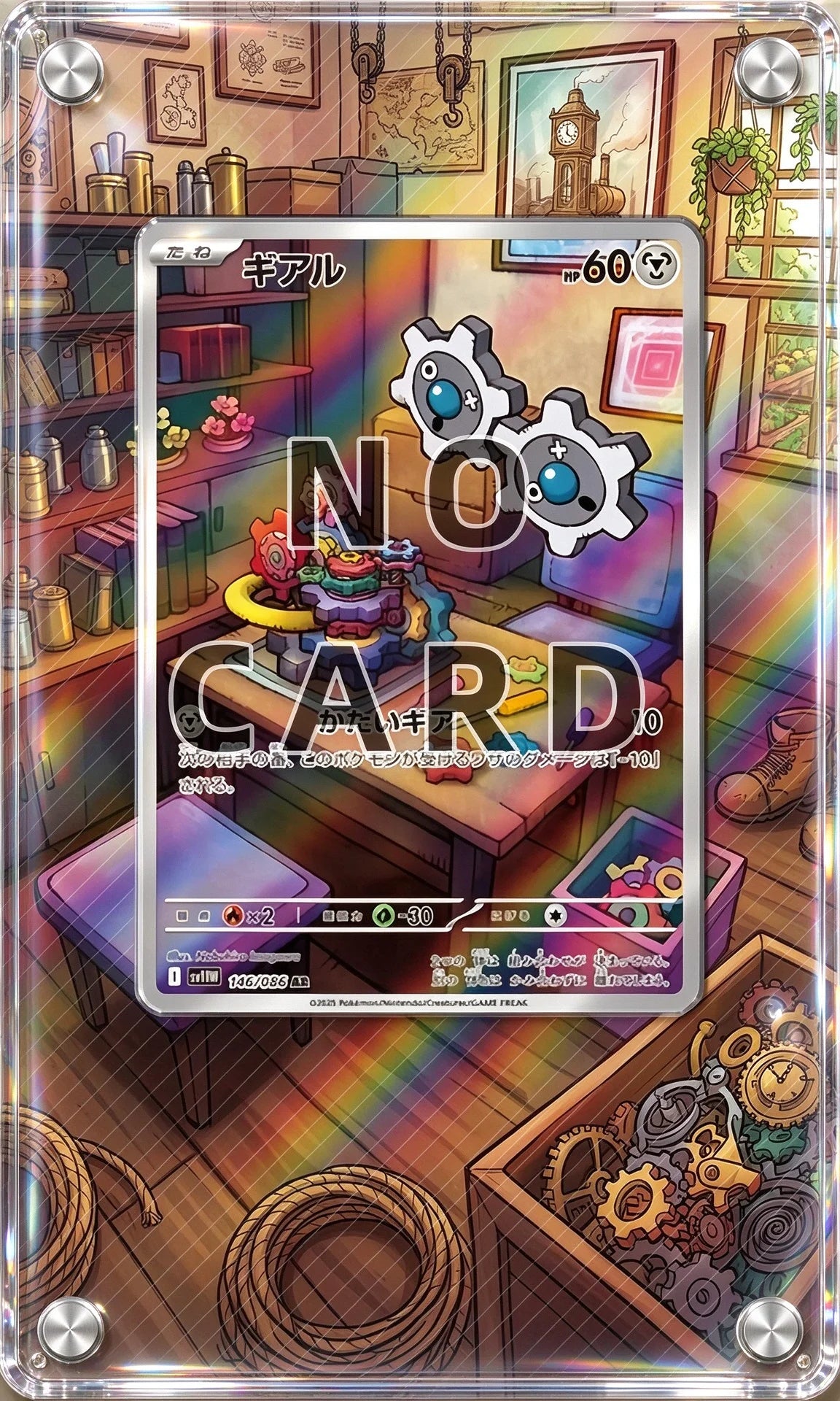 Extended Acrylic Card Block High-transparency Collectible Card Scratch-resistant Desktop Display TCG Card Not Included