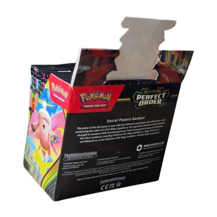 Pokémon Mega Evolution Perfect Order Series Booster Box Bundle Rare Holo Trading Cards Collectible Set for TCG Players