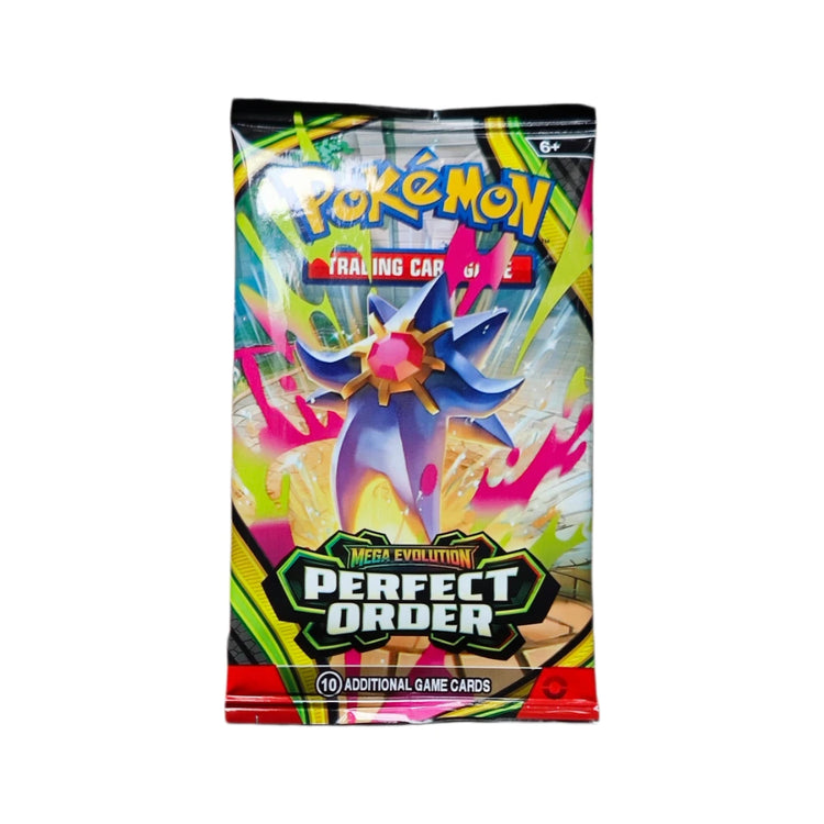 Pokémon Mega Evolution Perfect Order Series Booster Box Bundle Rare Holo Trading Cards Collectible Set for TCG Players