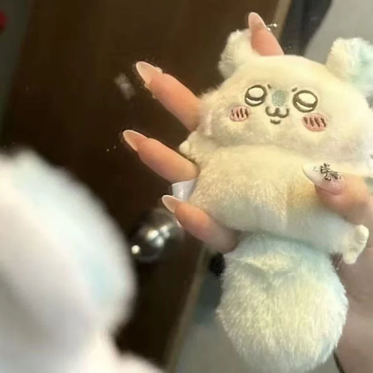 Anime Chikawass Cartoon Character Flying Squirrel Plush Keychain Doll School Bag Kawaii Bag Accessories Cute Plush Toy Girl Gift