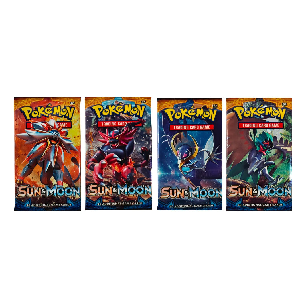 Pok é mon TCG Sun & Moon Booster Box Sealed Trading Card Lunala Solgaleo Incineroar Decidueye Anime Collectible Collection Gift