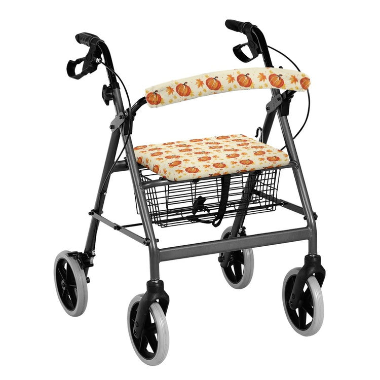Coloranimal Pumpkin 2 Pieces Walker Seat Cover for Seniors Rollator Seat Cover Set 2026 New