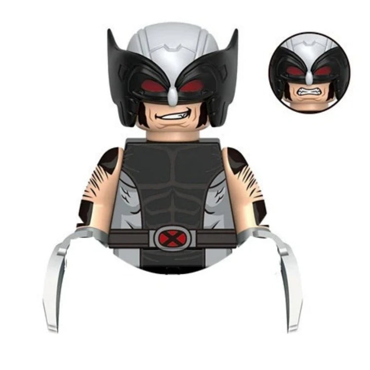 Blind Box Mini Building Blocks KDL851 Figures Big Goblin Spiderman Iron Man Venom Captain Hawk Deadpool Armor Christmas Gift Toy