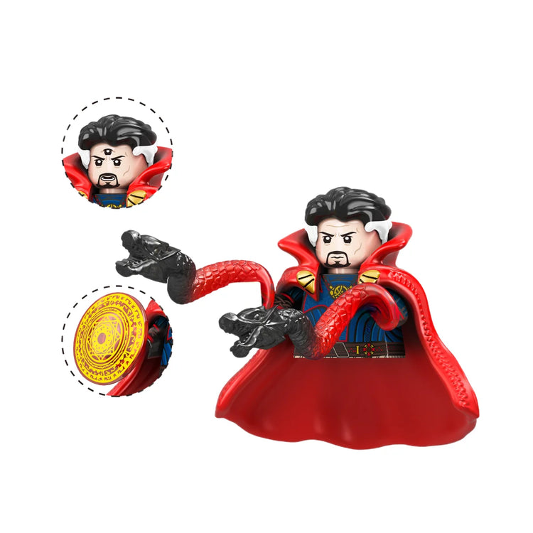 Blind Box Mini Building Blocks G0189 Figures Big Goblin Spiderman Iron Man Venom Captain Hawk Deadpool Armor Christmas Gifts Toy
