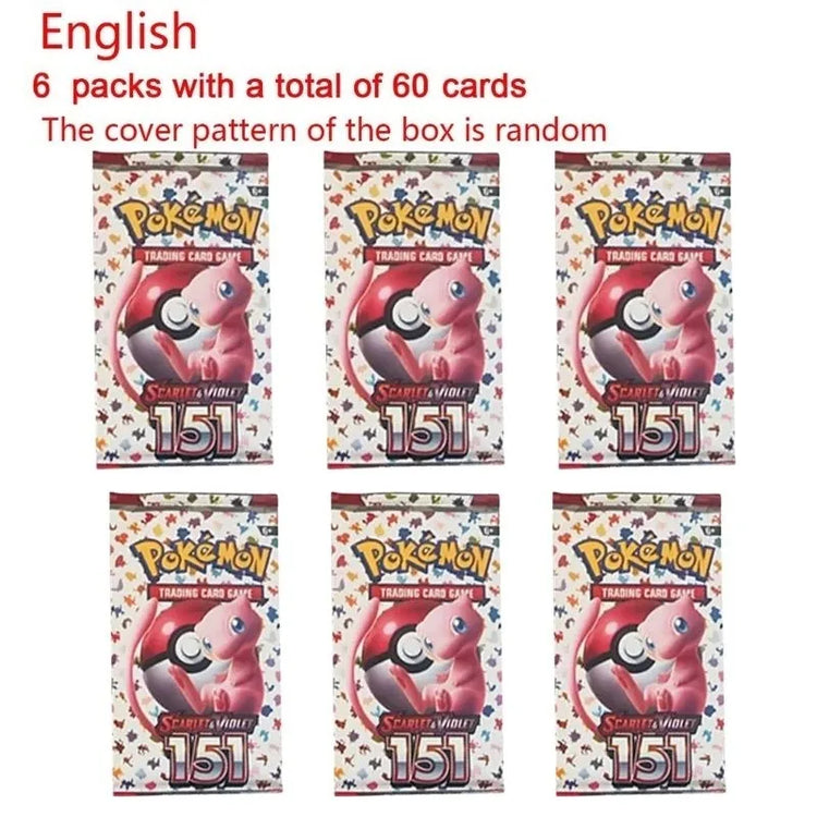 360Pcs TCG Scarlet & Violet 151 Booster Bundle Gift English Edition Trading Cards Anime Collection Card Toy Gift