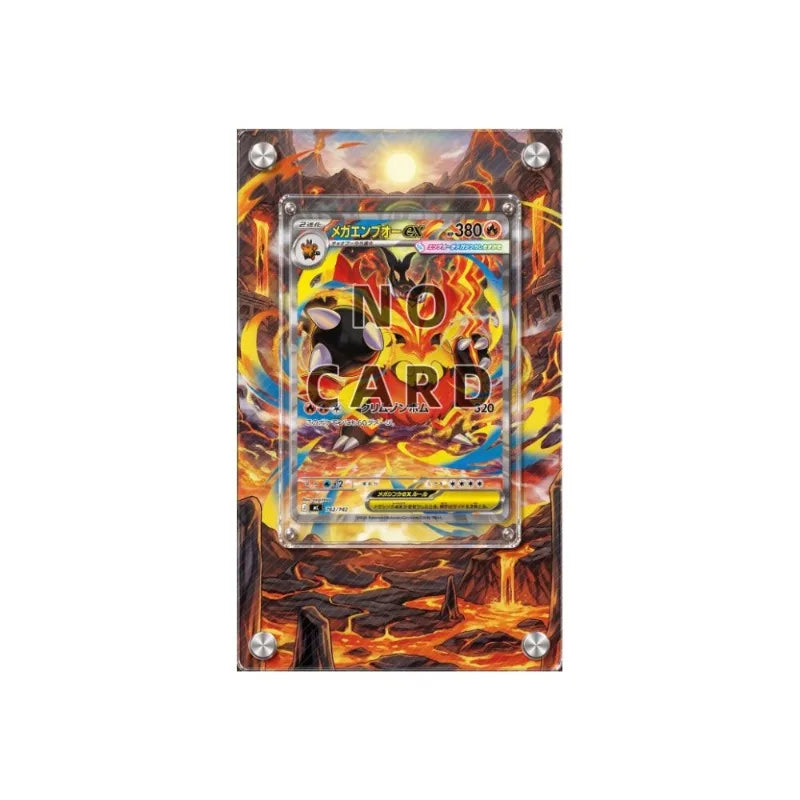 High-definition Acrylic Card Brick TCG Collection Protective Storage Rack Anime Display Frame Desk Decoration Cards Not Included