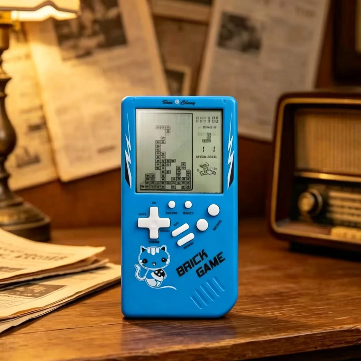Classic Retro Handheld Game Console Large Screen Electronic Puzzle Game Toy for Kids