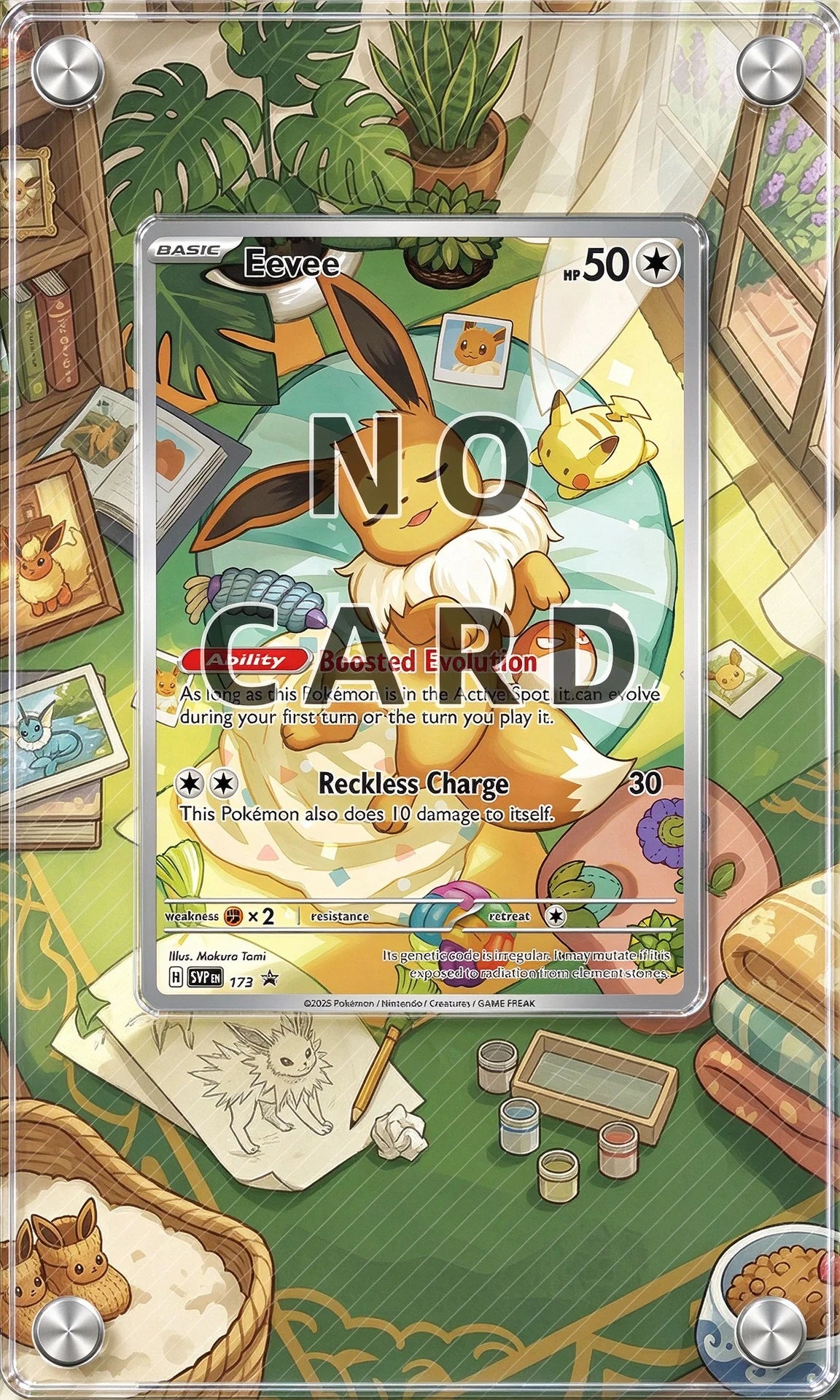High-definition Acrylic Card Brick TCG Collection Protective Storage Rack Anime Display Frame Desk Decoration Cards Not Included