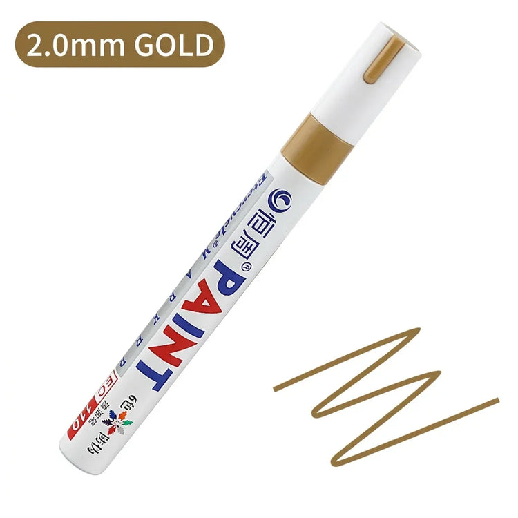Permanent Paint Pen Quick-Drying Marker Multi-Surface Paint Pens For Shoe Repair Color Handmade Stationery Pen Supplies