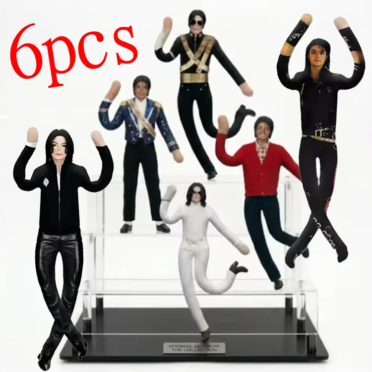 Hot Sale Michael Jackson Cosplay Prop Doll Plush Stuffed Figure Dolls Room Decoration Abstract Joint Mobility Props Gift