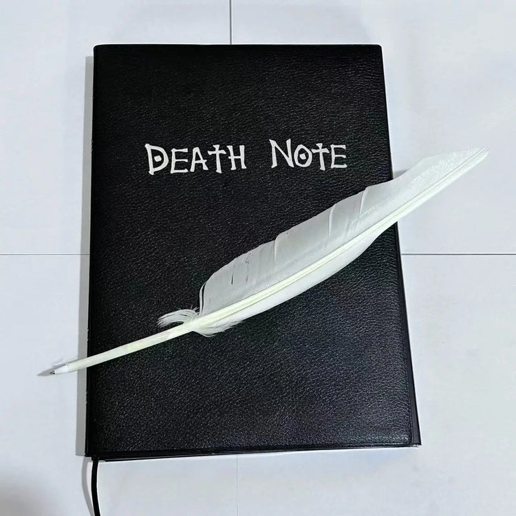 Death Note Anime Notebook, Light Yagami Character Prop Book, Collector's Item for Fans, Manga Replica Diary