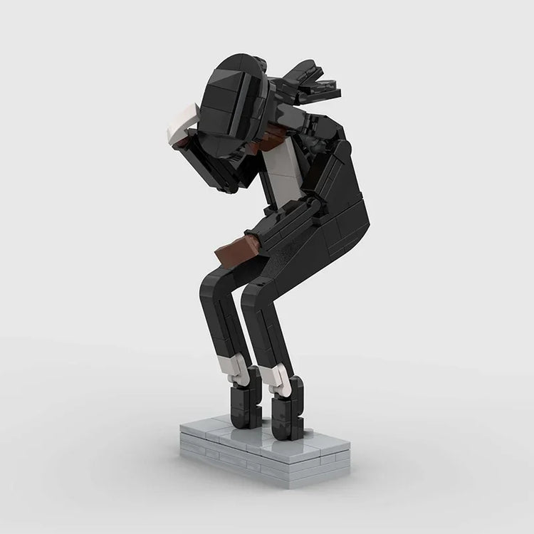 MOC Michael Jackson Building Blocks Set King of Pop Figure Model Space Walk Pose Bricks Kit DIY Construction Toys for Adults Fan