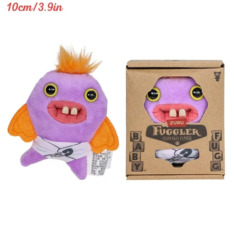 Fuggler Ugly Teeth Monsters Plush Toys Fuggler Baby Cartoon Wide Eyed Weirdo Rabbit Peluche Kawaii Multicolor Peluche Doll 8-9CM