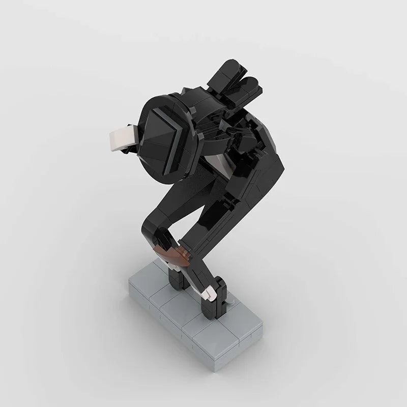 MOC Michael Jackson Building Blocks Set King of Pop Figure Model Space Walk Pose Bricks Kit DIY Construction Toys for Adults Fan