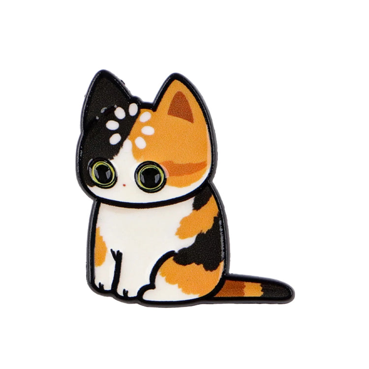 Loading... Cats Enamel Pin Cute Cartoon Animals Brooch Lapel Pins Badge on Backpack Clothing Accessories Fashion Jewelry Gifts
