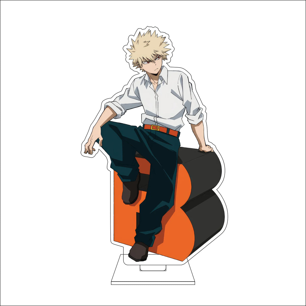 16CM Anime My Hero Academia‌ Cosplay Acrylic Figure Stand OCHACO URARAKA Todoroki Shoto Midoriya Izuku Ornaments Gift