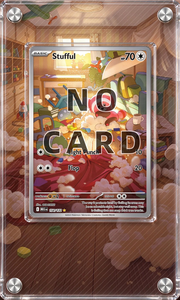 High-definition Acrylic Card Brick TCG Collection Protective Storage Rack Anime Display Frame Desk Decoration Cards Not Included