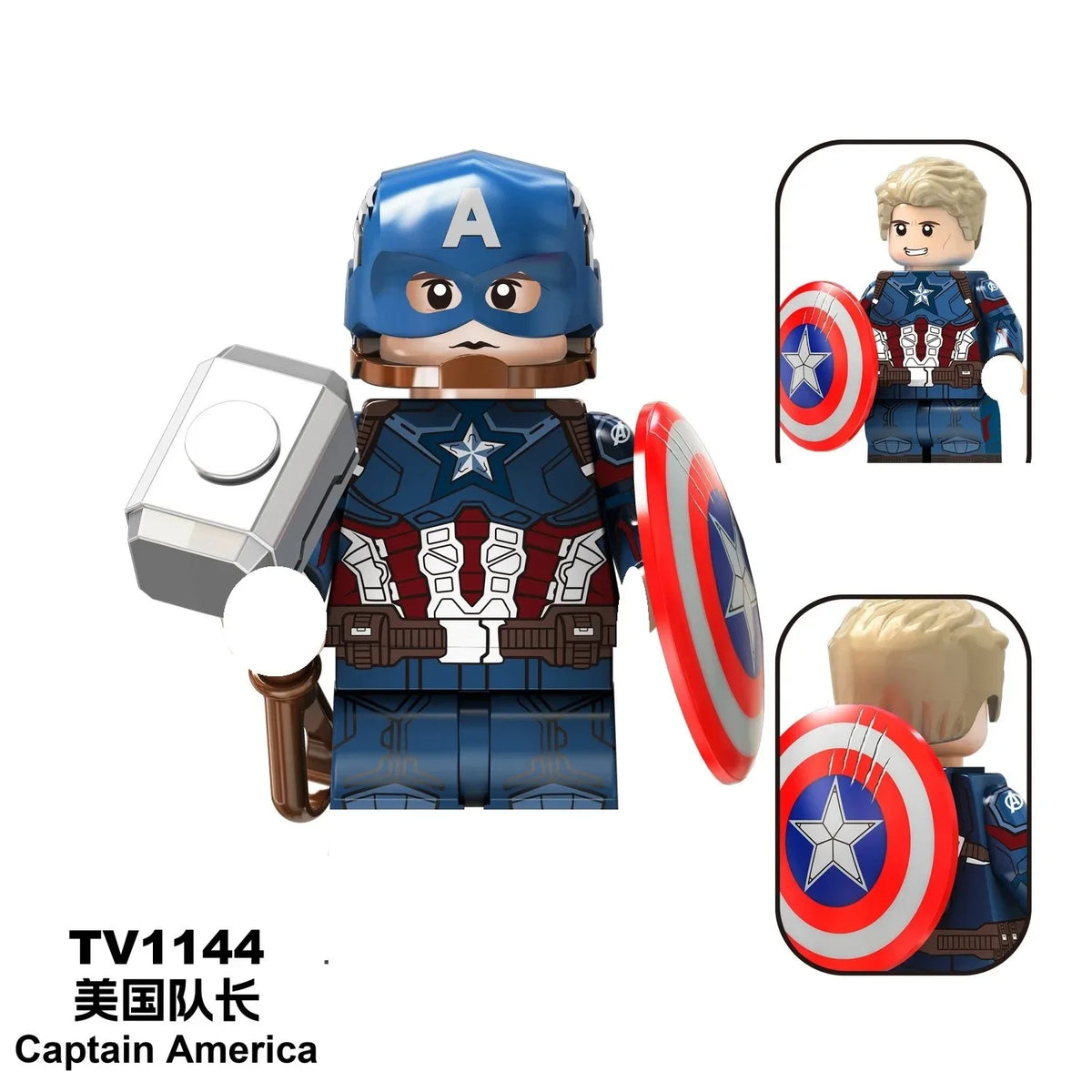 Blind Box Mini Building Blocks G0190 Figures Big Goblin Spiderman Iron Man Venom Captain Hawk Deadpool Armor Christmas Gift Toy