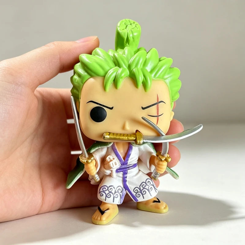 One‑Piece Anime Vinyl Figure Doll Cute Pirate Character Collectible Figurine Desktop Ornament Gift For Manga Fans Youth Decor