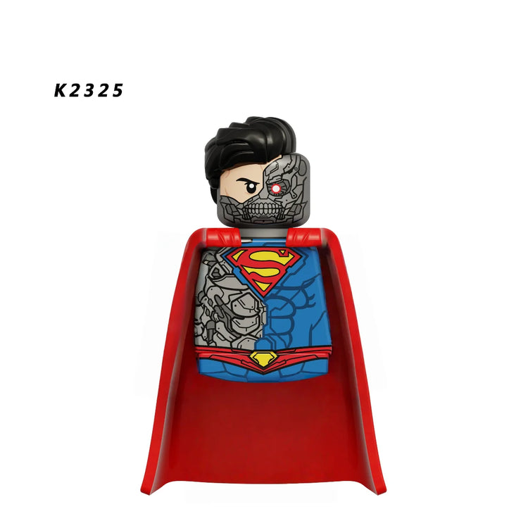 Blind Box Mini Building Blocks KDL851 Figures Big Goblin Spiderman Iron Man Venom Captain Hawk Deadpool Armor Christmas Gift Toy
