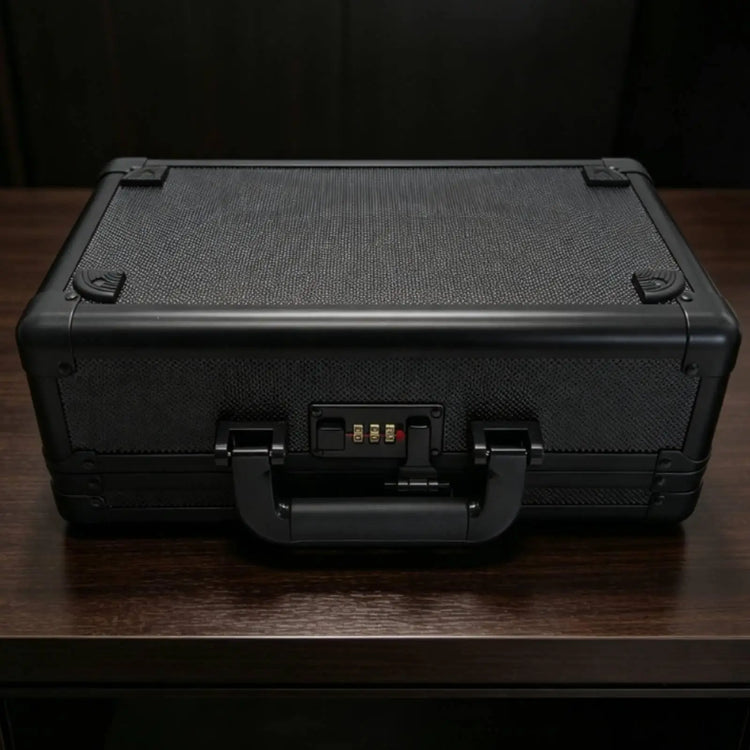 Lockable Card Container Portable Handle Slab Storage Container Aluminum Frame