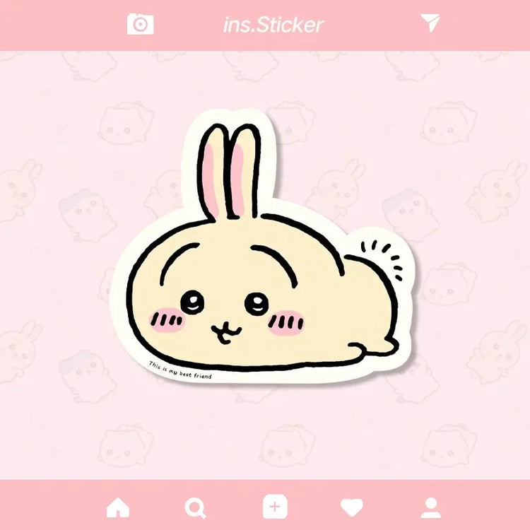 Cute Cartoon jiyi Usagi Hachiware Special-Shaped Leather Mouse Pad Game Rubber Pad Desk Mat Office Supplies Children Gift