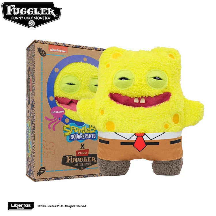 Original Fugglers Funny Ugly Monsters Fuggler Plushins Toys Fuggler Tooth Monster Spongebob Squarepants Patrick Star Plush Dolls