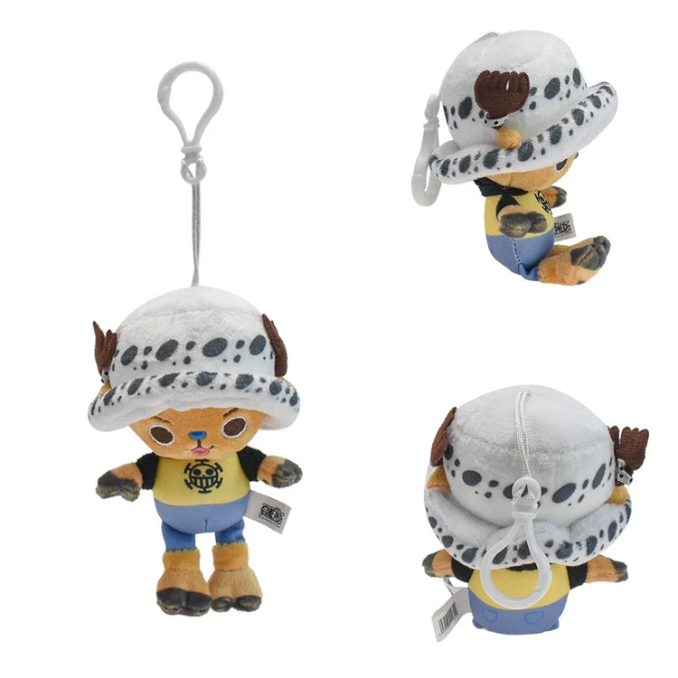 One Piece Original Plush Keychain Doll 12cm Laboon Luffy Tony Chopper Laboon Sabo Soft Stuffed Toy Backpack Ornaments Toy