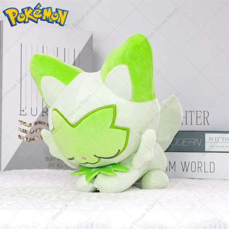 Pokemon Sleeping Gengar Eevee Charizard Sylveon Plush Toys Kawaii Sprigatito Oshawott Fuecoco Pamo Cubone Peluche Dolls Gift Kid